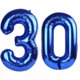 thumbnail image 1 of Globo digital Kelfuoya 30 número 30 azul marino de 1 m para fiesta, 1 of 7