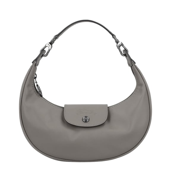 Longchamp Le Pliage Xtra Leather Shoulder Bag, Grey