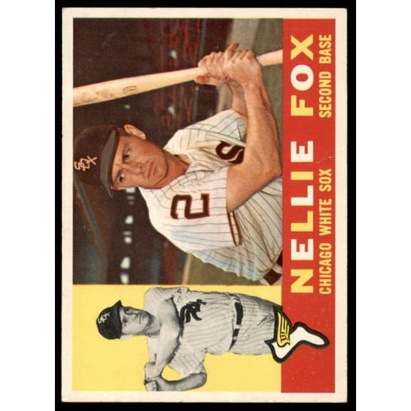 Nellie Fox (light crease) Card 1960 Topps #100