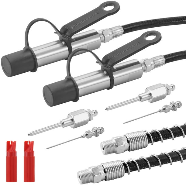 VEVOR Grease Gun Coupler 2 PCS, 10000 PSI High Pressure, 3Jaw Locking Quick Release Grease Gun