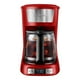 thumbnail image 3 of Cafetera Gourmia 12 Tazas Roja, 3 of 4