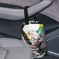 thumbnail image 3 of Yuyamidu Wolf Car Trash Bag for Auto SUV Truck Foldable Hanging Car Trash Can American Flag Car Storage Bags Accessories Reusable Car Garbage Bag for Front Seat, Back Seat, 3 of 7
