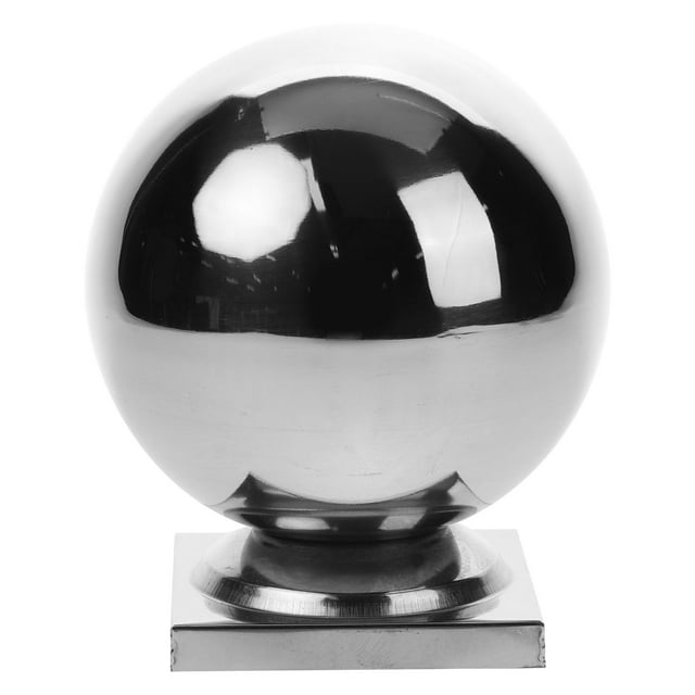 Stainless Steel Guardrail Post Cover Cap Durable Guardrail Post Ball Reliable Hand Railing Ball Fence Post Ball For Fences Handrails