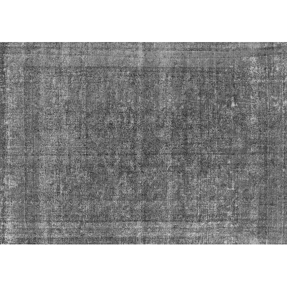 Ahgly Company Indoor Rectangle Oriental Gray Industrial Area Rugs, 4' x 6'