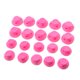 thumbnail image 4 of Paquete de 40 rizadores de pelo de silicona rosa, regalo para ella para peinar el cabello con calor sin esfuerzo JAMW Sencillez, 4 of 5