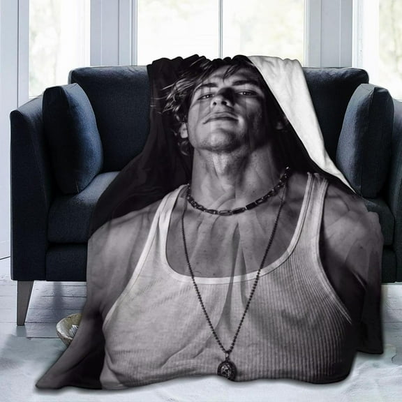 Blanket Ross Musics Lynch Throw Flannel Blankets Warm Soft Cozy Fuzzy Air Conditioning Blanket for Living Room Sofa Bed Gift Blankets for All Seasons 30"x40"