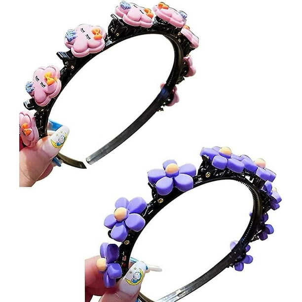 Otras herramientas de peinado Horquillas para el pelo Diadema para niñas Diadema con pinzas Horquillas para el pelo Pinzas para el pelo Diadema Accesorios de peinado Regalo para niñas 5