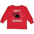 thumbnail image 3 of Inktastic Valentine's Day Mimi's Lovebug Boys or Girls Long Sleeve Toddler T-Shirt, 3 of 5