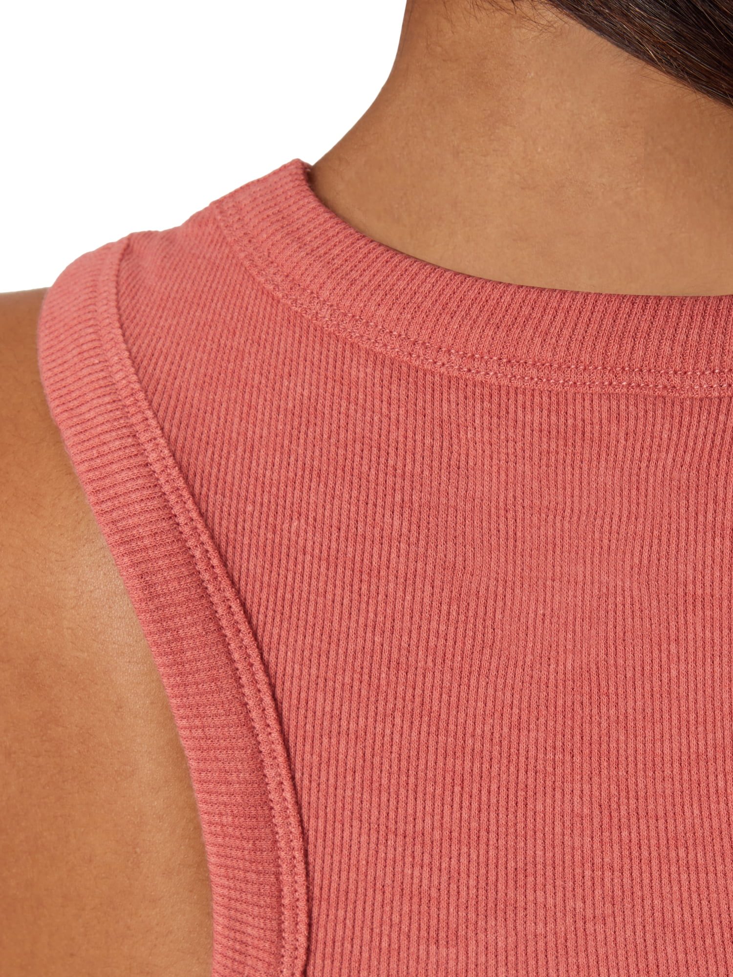 Hanes Originals Women's SuperSoft Comfywear Sleep Rib Racerback Crop Tank, Sizes XS to 2X
