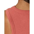 thumbnail image 6 of Hanes Originals Women's SuperSoft Comfywear Sleep Rib Racerback Crop Tank, Sizes XS to 2X, 6 of 8