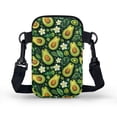 thumbnail image 2 of HELLHERO Avocado pattern design Leakproof Polyester Sling Bag Adults 4.33x1.97x7.09 Love, 2 of 7