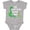 AC-Heather Grey, variant on Inktastic My Great Uncle Loves Me Dinosaur Boys Baby Bodysuit
