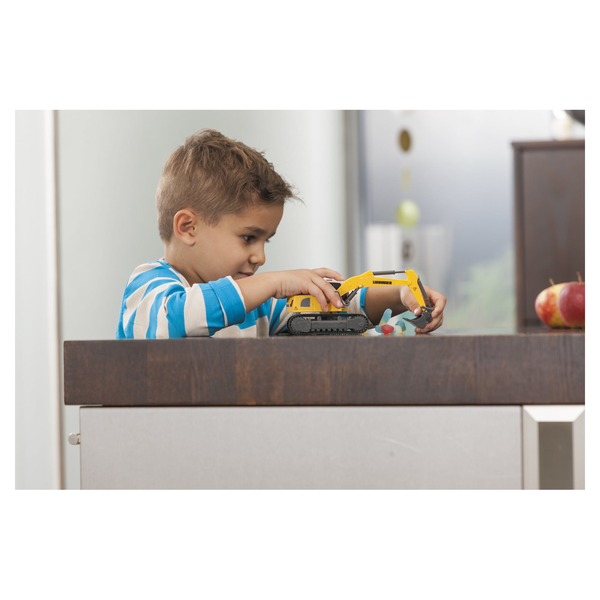 dickie toys liebherr excavator