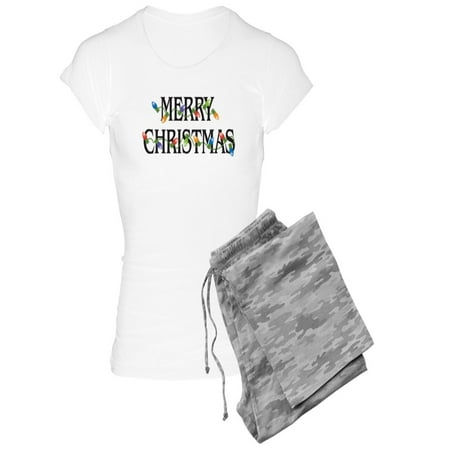 

CafePress - Merry Christmas - Women s Light Pajamas