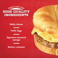 thumbnail image 4 of Jimmy Dean Frozen Breakfast Sandwich, Egg & Cheese Croissant, 18 oz, 4 Count, 4 of 16