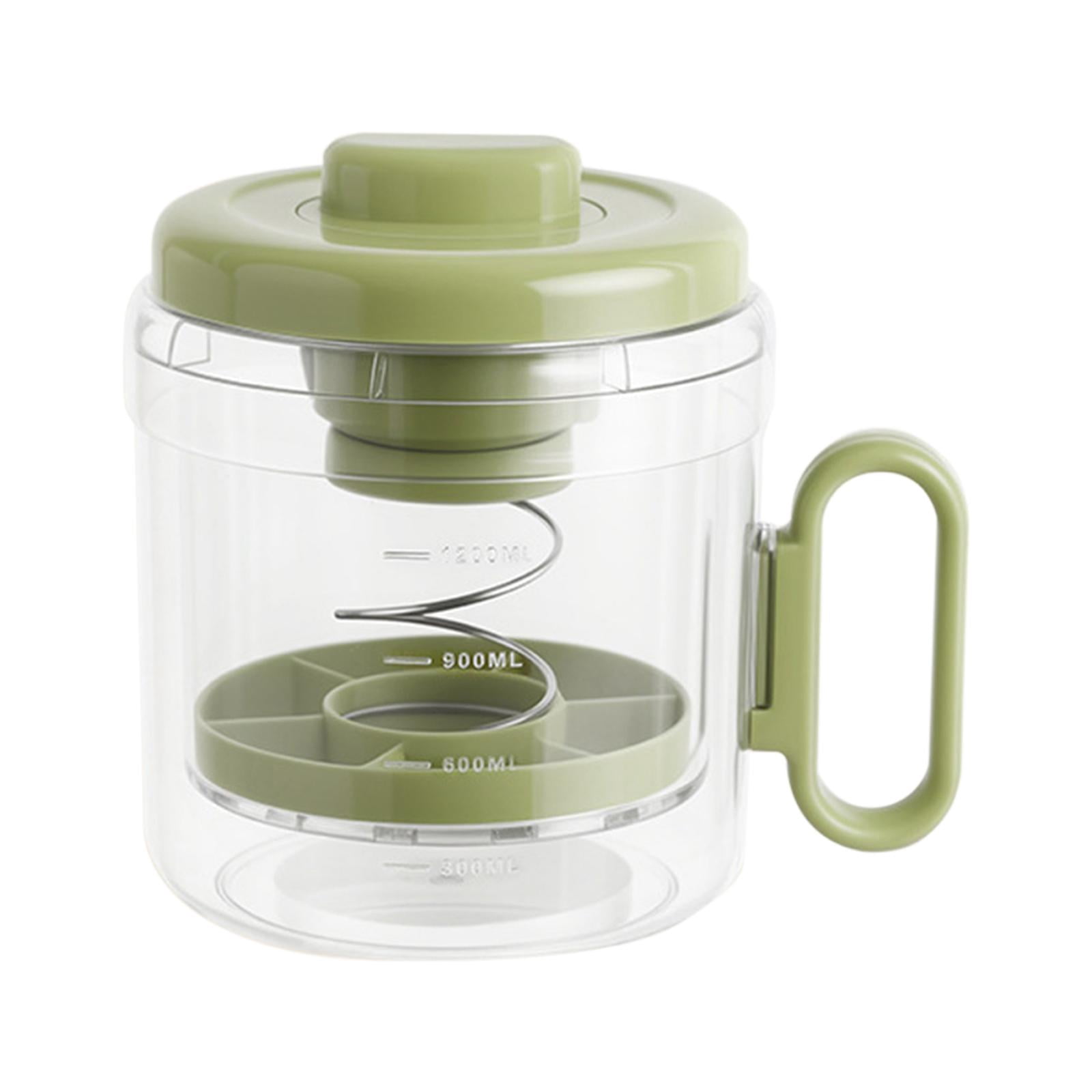 YWMJZEU Yogurt Strainer Quick Yoghurt Maker for Soup Thick Greek Yogurt Soybean Milk Green