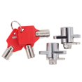 thumbnail image 4 of ApplianPar Motorcycle Hard Saddle Bag Saddlebag Lock Key Set Red and Chrome, 4 of 4