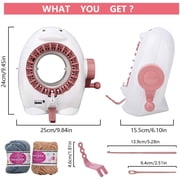 Knitting Machine, 40 Knitting Loom Machines Round Knitting Machines For Beginners, Hand Knitting Wool Knitting Machine, Smart DIY Weaving Kit For Adults And Kids