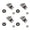 A, variant on 4Pcs Universals Door Stoppers Zincs Alloys Cabinet Doors Stopper Noiseless Door Catches