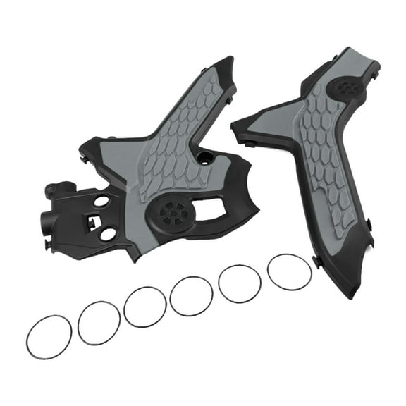 funtasica Fairing Protector Panel Premium Side Protection Cover for Crf300L Gray