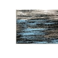 thumbnail image 3 of Benzara Shaded Patterned Area Rug In Polyester With Jute Mesh, Medium, Blue and Gray, 3 of 3