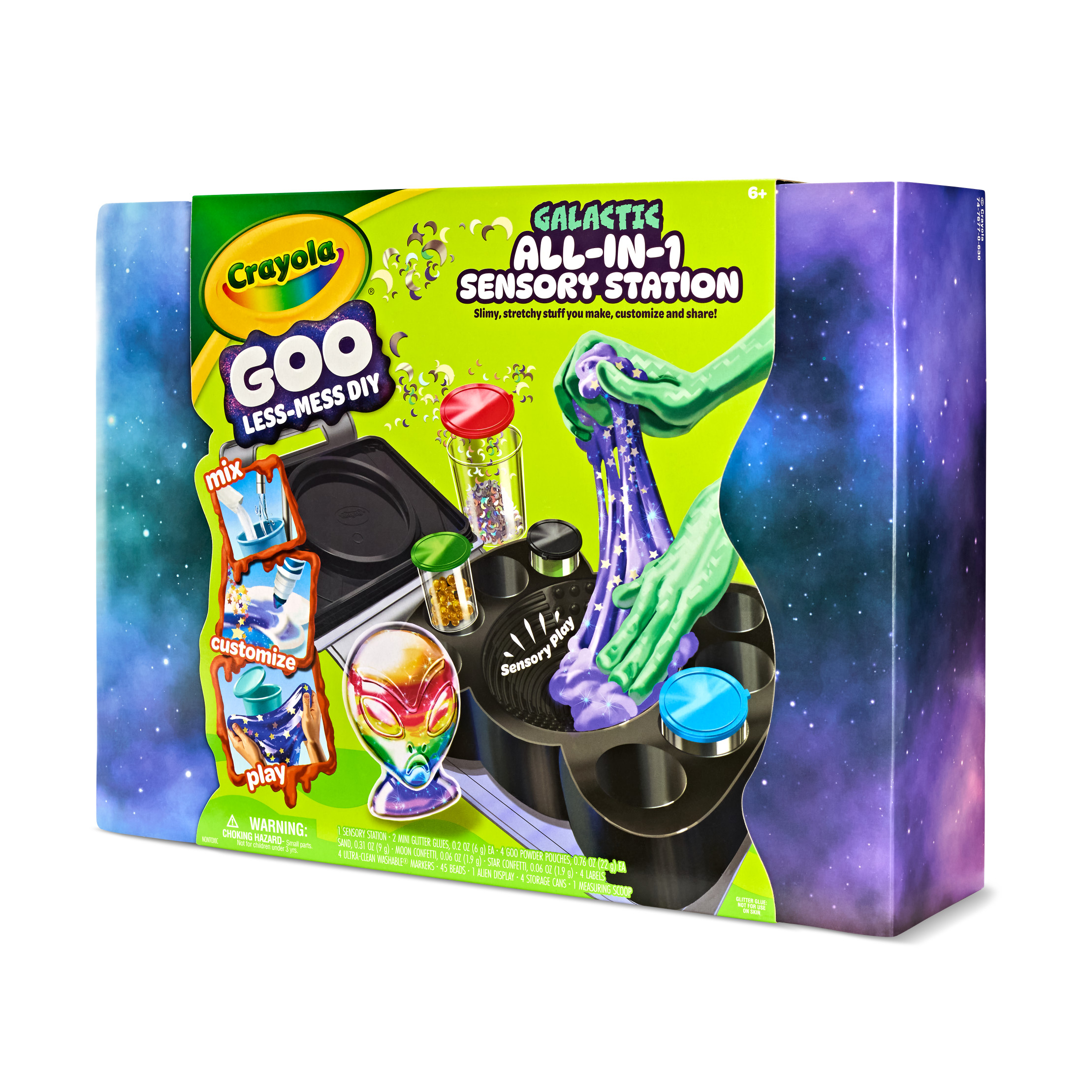 Crayola Goo Galactic All-in-1 Sensory Station Kit photo 3