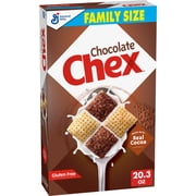Chocolate Chex Cereal, Gluten Free Breakfast Cereal, Family Size, 20.3 oz