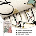 thumbnail image 3 of Merry Christmas Pine Tree Small Decorative Garden Flag, Xmas Snowflakes Polka Dots Stripes Yard Lawn Outside Decor, Winter Holiday Farmhouse Burlap Outdoor Home Decoration Double Sided 12 x 18, 3 of 6