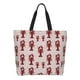 thumbnail image 1 of Fotbe Red Lobster With Claws Bolsa Tote Estética de Lona con Estampado para Mujer - Bolsa Reutilizable de Hombro Casual para Vacaciones, Compras, Trabajo y Gimnasio, 1 of 8