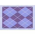 thumbnail image 1 of Ahgly Company Indoor Rectangle Patterned Blue Angel Blue Area Rugs, 5' x 8', 1 of 6