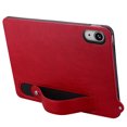 thumbnail image 5 of Case with Stand for iPad Mini 7 2024 (A17 Pro) & Mini 6 2021 (A2567, A2568, A2569) - Durable PU Leather Cover with Auto Sleep Wake, Card Slot, Hand Strap Feature For iPad mini6/mini7,Red, 5 of 5