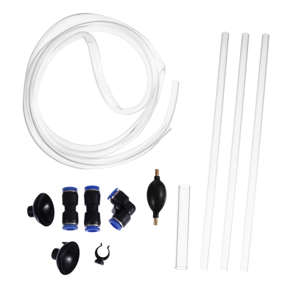 EeaseMX Juego de 3 sifones limpiadores para acuarios y cambiador de agua.