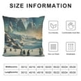 thumbnail image 5 of PRATYUS Pillow Cases Christmas Penguins Throw Pillow Cover Cute Penguins Pillow Protector Pillows for Couch Sofa Patio Furniture Home Decor Christmas Decorations Throw Pillow Covers, 5 of 5