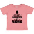 thumbnail image 3 of Inktastic Easily Distracted by Penguins Boys or Girls Baby T-Shirt, 3 of 5