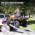 thumbnail image 5 of KFFKFF Aluminum Ramps, 108" x 15", Load Capacity of 10000 LBS, Suitable for Motorcycle, Dirt Bike, Trailer, ATV, UTV, Garden Tractor, Lawn Mower, Set of 2, 5 of 9