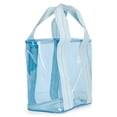 thumbnail image 2 of No Boundaries Women's Clear Mini Tote, Blue, 2 of 7