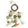 thumbnail image 2 of CHBORLESS Hamster Rabbits Cage Hanging Chew Toys Rattan Ring with Snacks (Set1), 2 of 7