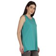 thumbnail image 2 of Inkmeso WoMen's &nbsp;Solid Sleeveless Tank Tops Scoop Neck Summer T-shirt Casual Tee, 2 of 8