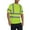 Yellow, variant on Utility Pro UHV302 Polyester High-Vis Short Sleeve T-Shirt with Chest Pocket with Dupont Teflon Fabric Protector, Lime, Large