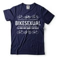 thumbnail image 4 of Mens Funny Bikesexual Shirt Bike Shirts Bicycle Shirt Funny Sarcastic T shirt Cycling Cyclist Tee (X-Large Military Green), 4 of 6