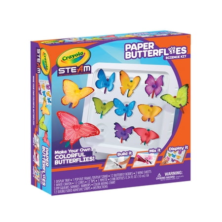Crayola Paper Butterfly Science Kit, Stem Toy
