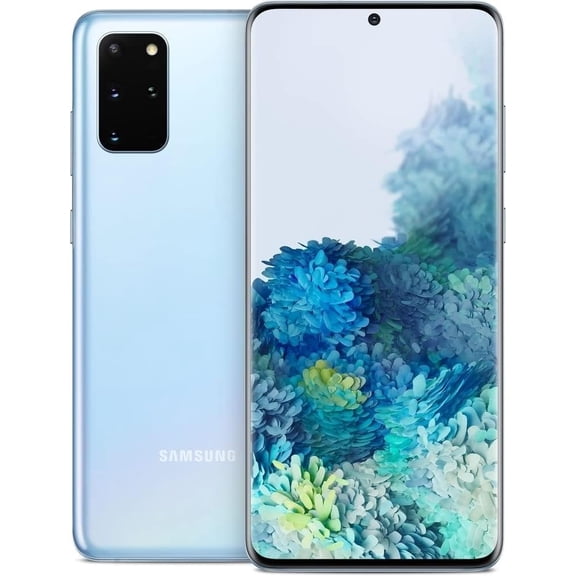 Restored Samsung Galaxy S20+ 5G, 128GB, Cloud Blue - Unlocked (Refurbished)