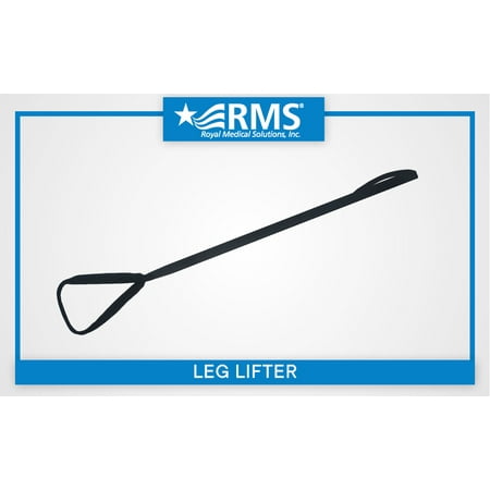 RMS Leg Lifter - Durable & Rigid Hand Strap & Foot Loop - Ideal Mobility Tool for Wheelchair, Hip & Knee Replacement, Bed or Car ( 35