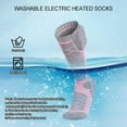 thumbnail image 5 of Heated Socks with 4000mAh Rechargeable Batteries, Washable Thermal Socks with 3 Heating Levels, Up to 60 ℃/140 ℉, 5 of 7