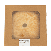 Table Talk Pies, Old Fashioned Pineapple Pie, Net Weight 24 oz (1 lb), Shelf-Stable, Whole, Round, Kosher, Cardboard Box