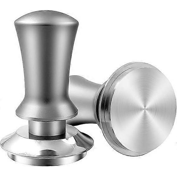 58mm Espresso Tamper, Coffee Tamper for Coffee Bar, Tamper Spring Loaded, Stainless Steel Base, Professional Espresso Hand Tampers