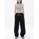 thumbnail image 2 of Pantalones deportivos de algodón para mujer, holgados, informales, con rayas laterales, diseño Sense, pantalones deportivos de moda, 2 of 5