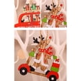 thumbnail image 4 of Conjunto de decoración de árbol de Navidad de , adornos colgantes de Navidad, colgante de Navidad, adornos de árbol colgantes para artesanías de estilo patineta BLESIY Árboles que cuelgan manualidades de Santa, 4 of 7