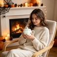 thumbnail image 4 of Pumpkin Ceramic Coffee Mug with Lid 14oz Microwave Safe Halloween Autumn Fall Novelty Cup for Women Family Home Decor, 4 of 4