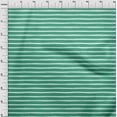 thumbnail image 4 of oneOone Cotton Poplin Sea Green Fabric Stripes Fabric For Sewing Printed Craft Fabric By The Yard 42 Inch Wide, 4 of 5